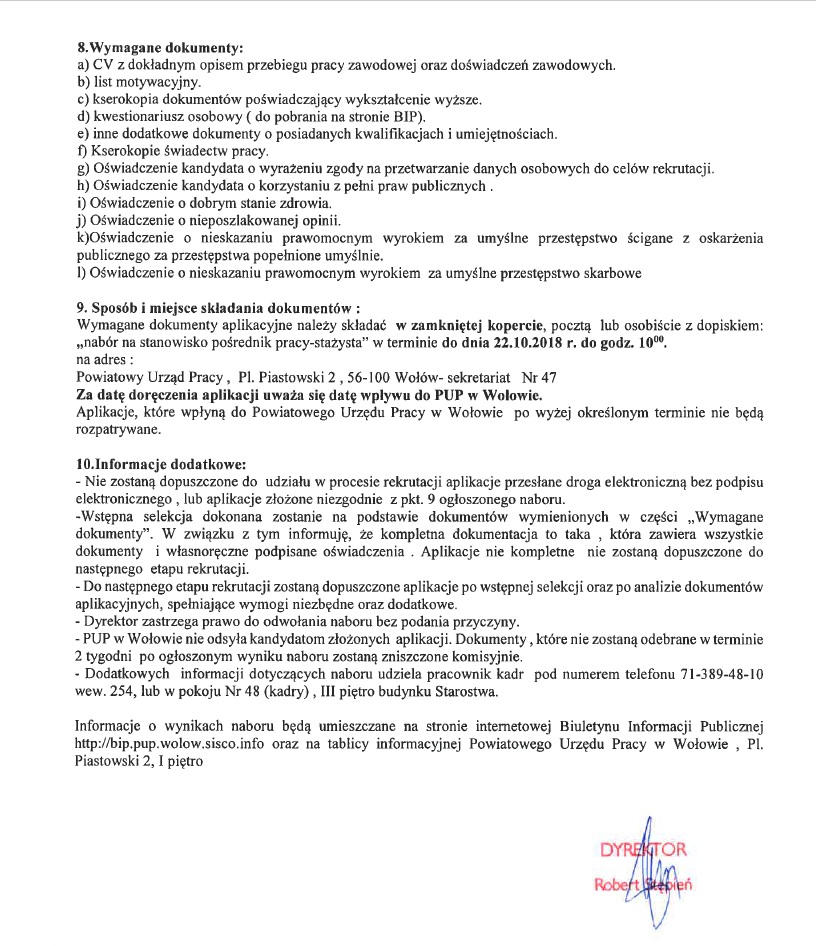 Ogłoszenie o naborze 2